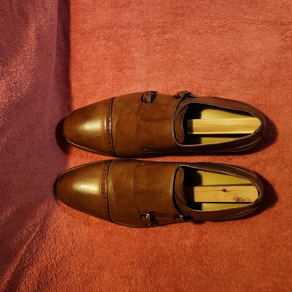 Mens KENNETH COLE Double Monk Strap Shoe